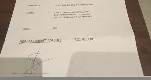 Brilliant Cut EI1 0.3650CT