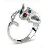 Silver size adjustable ring