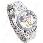 Quartz Wrist Watch with Minnie Pattern
