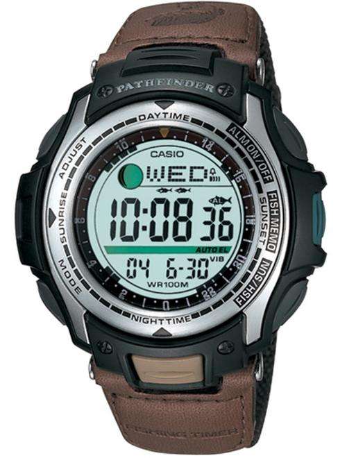 CASIO PATHFINDER - Fishing Timer/ Auto-Calendar/ 100M/ Vibration Alarm/ Chrono Watch - BRAND NEW