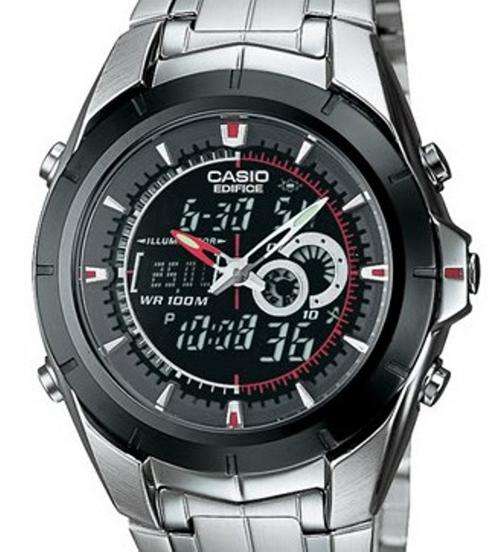 CASIO Edifice Ana-Digi Thermometer / Chrono/ Alarm / Auto-Calendar  **BRAND NEW **