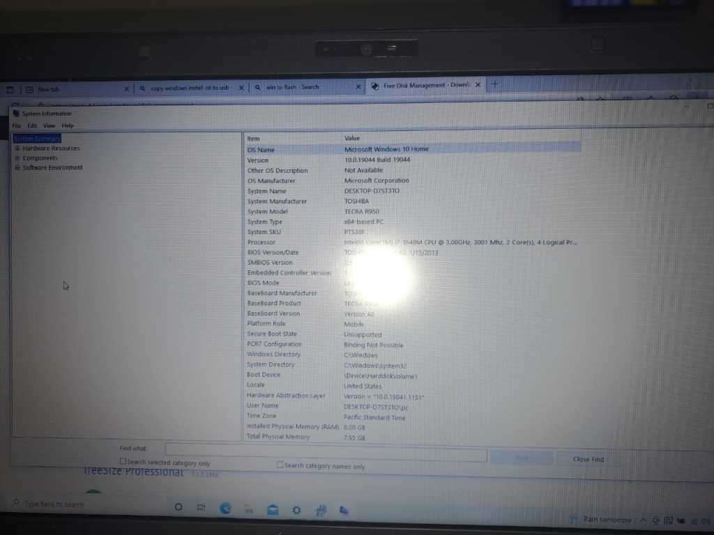 Toshiba Tecra R950 | 15.6` | Core i7 Notebook - Intel Core i7-3540M Processor, 8GB RAM