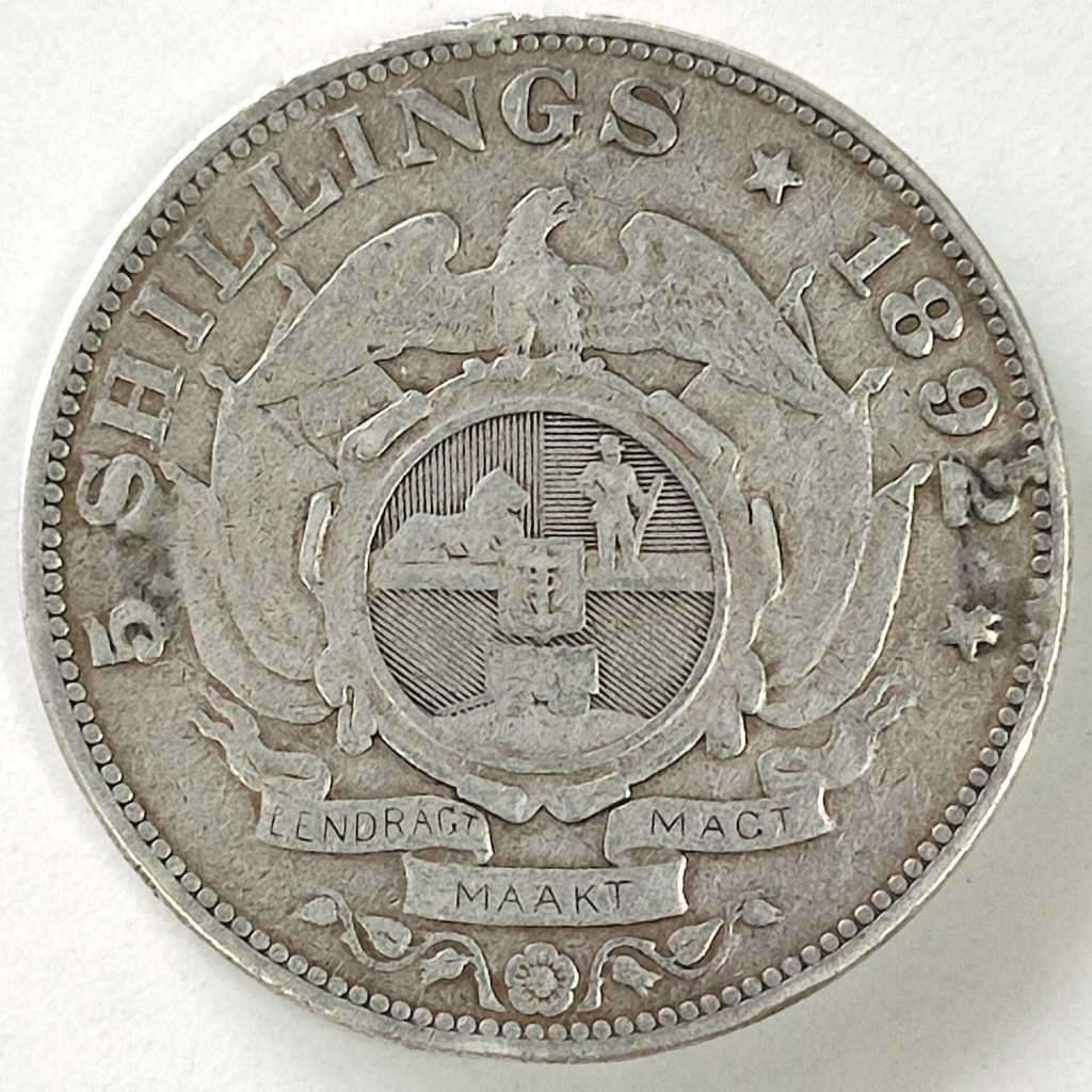 1892 ZAR 5 Shilling #C0025