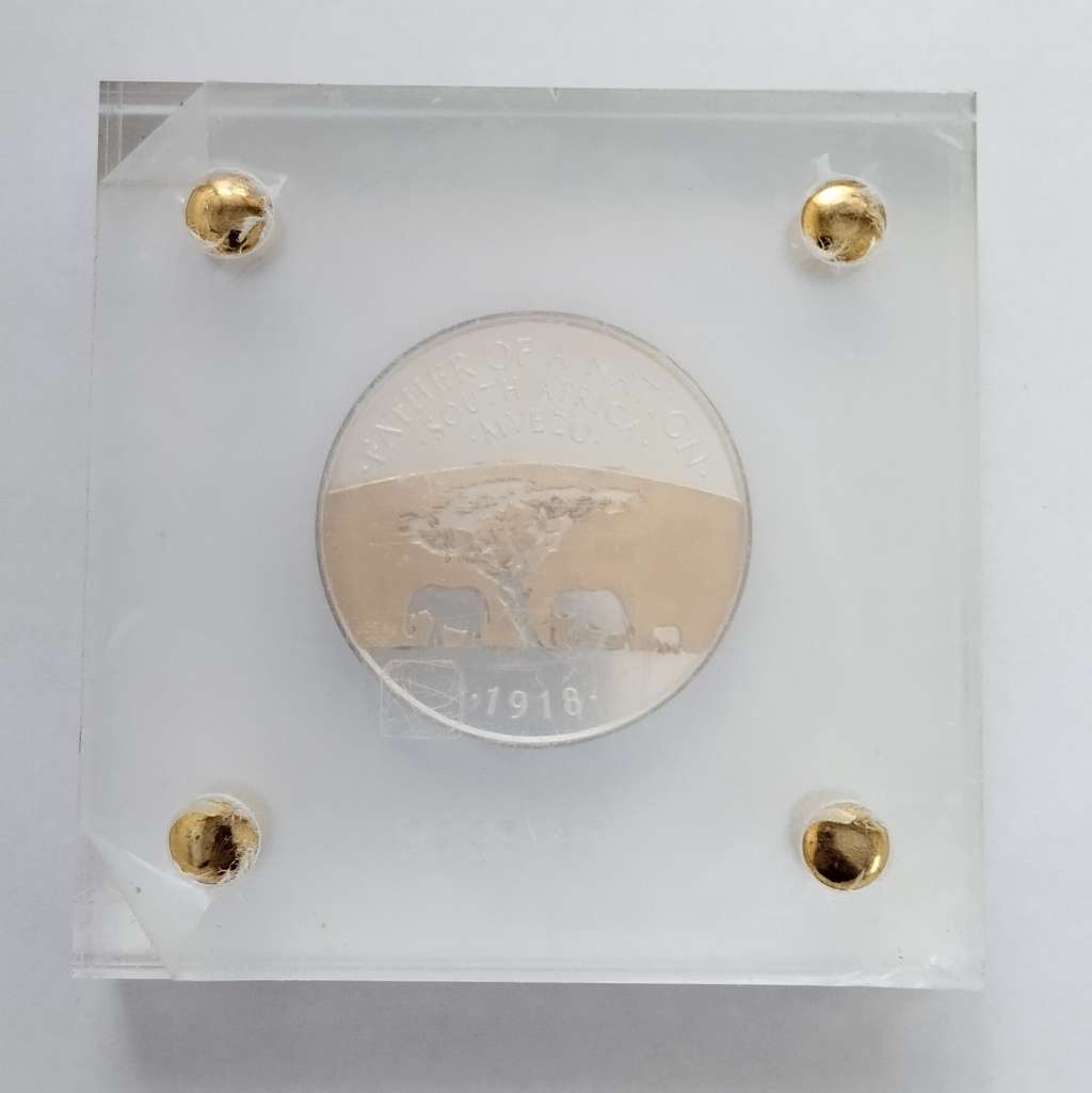 2013 Father of a Nation Medallion with Box and COA #M0016