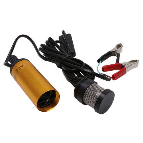 DC12V 38mm 30L/Min Stainless Steel Submersible Diesel Fuel Water Oil Pump