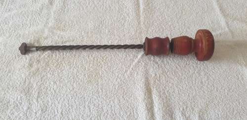 10" ANTIQUE VINTAGE ARCHIMEDES SPIRAL DRILL
