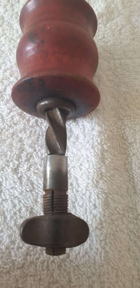 10" ANTIQUE VINTAGE ARCHIMEDES SPIRAL DRILL
