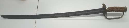1690`s English staghorn hunting sword
