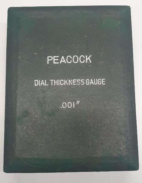 Vintage Peacock Dial Thickness Gauge