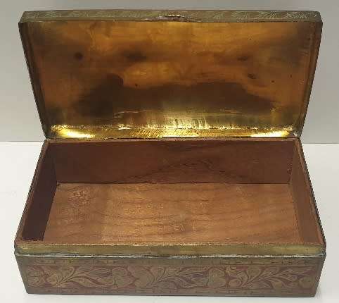 Antique Oriental Copper Box