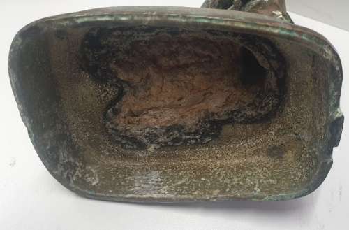 Burmese Bronze Monk Praying