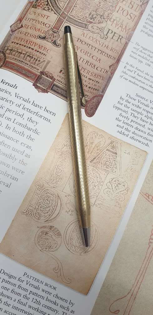 VINTAGE CROSS 1/20 10CT GOLD PEN. MADE IN IRELAND ( INK DRY )