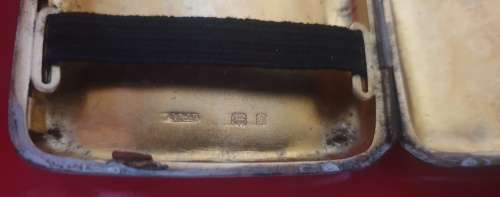 1908 A and J Zimmerman Birmingham Silver Cigarette Case