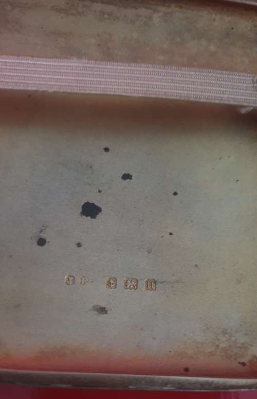 1912 John Rose Birmingham Silver Cigarette Case