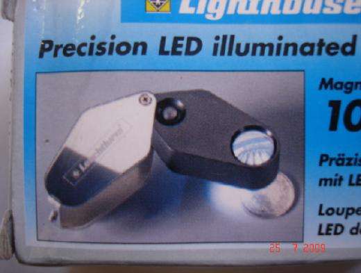 ILLUMINATED LED MAGNIFIER X 10