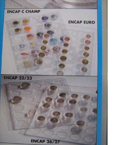 ENCAP SHEETS - 26MM MANDELA R5 COIN.