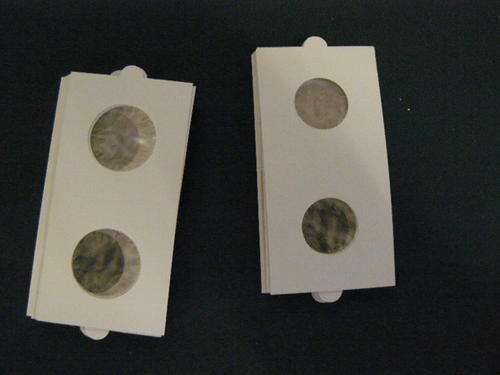 SELF ADHESIVE COIN HOLDERS   PER 25 ( SPECIAL !!!!!!!!!!!!!!! ) ALL MUST GO