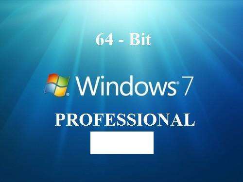 NEW SEALED Windows 7 Professional Pro DVD 64 Bit Full Version
