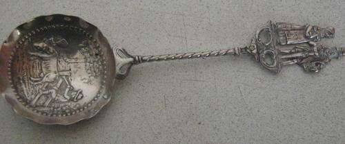VINTAGE 800 SILVER JAM SPOON - 47,8 GRAMS--19,5 CM
