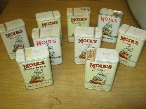 9 MOIR.S TINS ALL FOR ONE BID