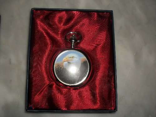 LOVELY EAGLE POCKET WATCH (1800s-STILE) FROM THE POCKET WATCH COLLECTION, SEE SHIPPING