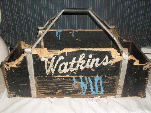 VINTAGE WATKINS SHOE BOX
