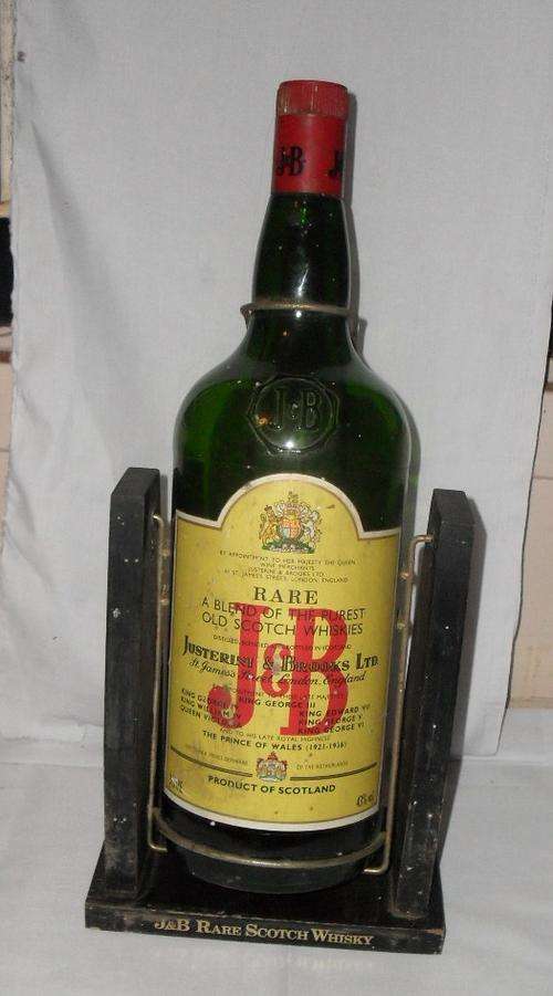 LOVELY 3L J&B BOTTLE ON STAND