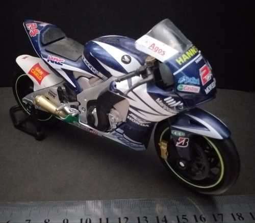 NEWRAY HONDA GRESINI #24 TONY ELIAS 2007 RC212V MOTOGP DIE-CAST MOTORCYCLE 1:12