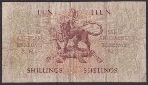 # 10Sh - M.H. de Kock - A30 - 2nd Issue - 128 April 1950 #