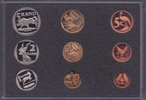 # 1998 SOUTH AFRICAN PROOF COIN SET AS ISSUED BY SA MINT #