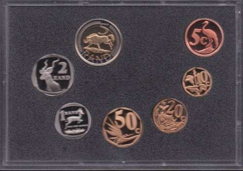 # 2005 SOUTH AFRICAN PROOF COIN SET AS ISSUED BY SA MINT #