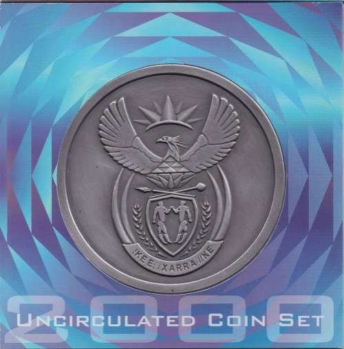 # 2000 SOUTH AFRICAN UNCIRCULATED COIN SET AS ISSUED BY SA MINT #