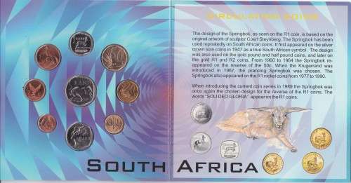 # 2000 SOUTH AFRICAN UNCIRCULATED COIN SET AS ISSUED BY SA MINT #