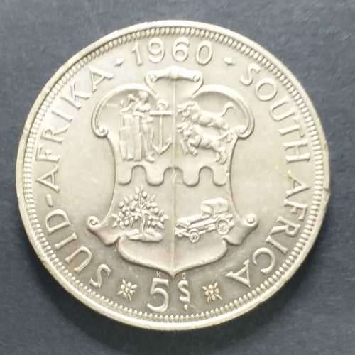 # 5 SHILLINGS - 1960 - 5 SHILLINGS (50% SILVER Content) COIN #