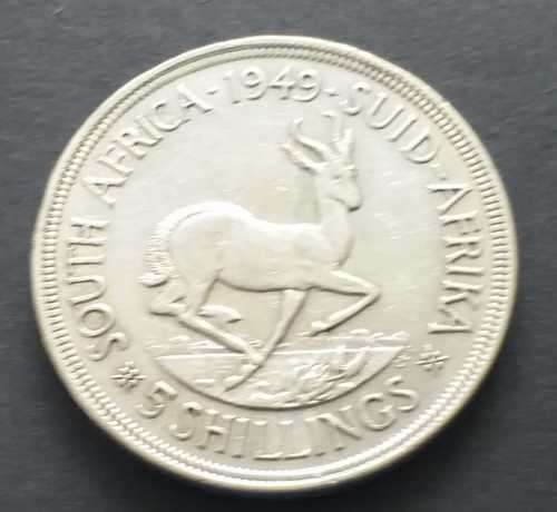 # 5 SHILLINGS - 1949 - 5 SHILLINGS (80% SILVER Content) COIN #