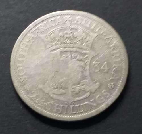 # 2.5 SHILLINGS - 1934 - 2.5 SHILLINGS (80% SILVER Content) COIN #