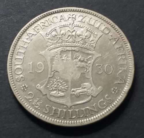# 2.5 SHILLINGS - 1930 - 2.5 SHILLINGS (80% SILVER Content) COIN #