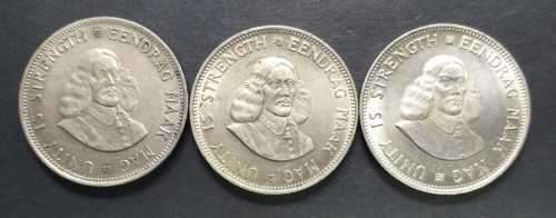 # 20c - 1961, 63 & 64 - 3 x 20c SILVER COINS (Bid per Coin) #