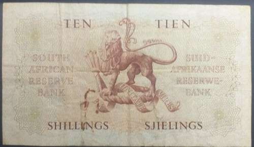 10 Shilling - de Kock - A142 - 3rd Issue - 4 September 1957 - Eng/Afr