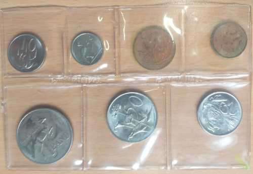 1981 UNC Coin Set as Issued by SA Mint