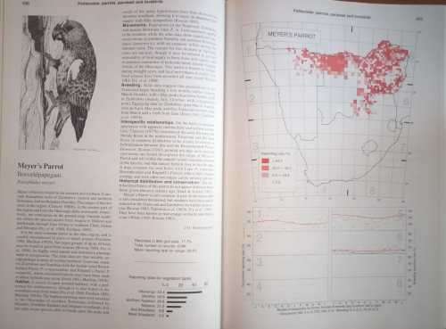 `THE ATLAS OF SOUTHERN AFRICAN BIRDS` - DOUBLE VOLUME, 1997 BY MULTIPLE AUTHORS