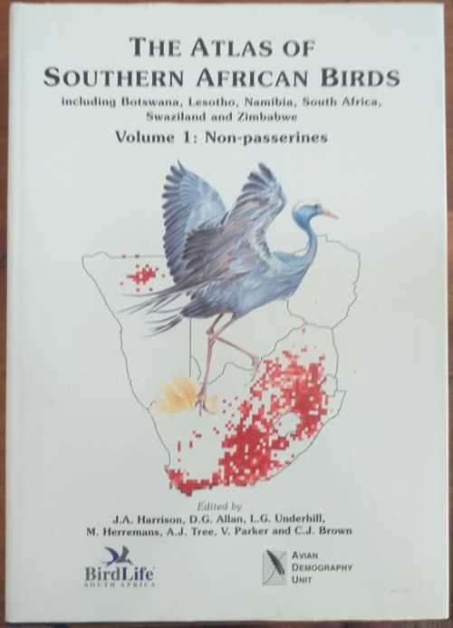 `THE ATLAS OF SOUTHERN AFRICAN BIRDS` - DOUBLE VOLUME, 1997 BY MULTIPLE AUTHORS