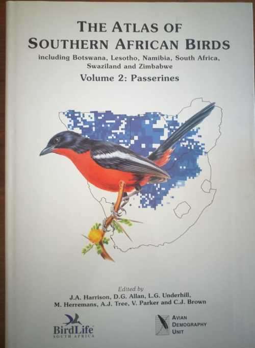 `THE ATLAS OF SOUTHERN AFRICAN BIRDS` - DOUBLE VOLUME, 1997 BY MULTIPLE AUTHORS