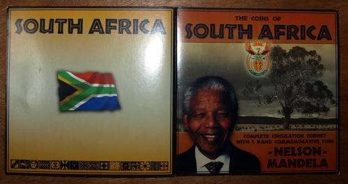 #  2006 UNC COMMERATIVE MANDELA COIN SET WITH 2000 R5 MANDELA COIN  #