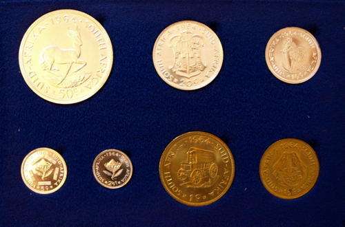 # 1964 - SA Proof Coin Set in Original Blue Box as issued by SA Mint (Cat R1150.00)#