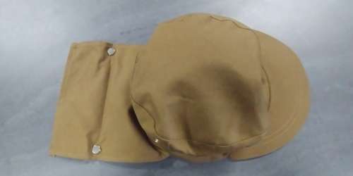 Nutria Brown Flap Cap - Size 60