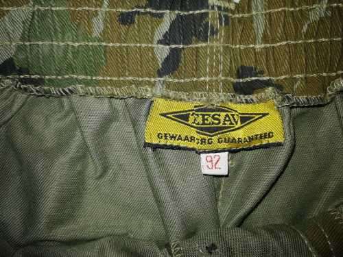 `Hunter Group 2nd Pattern` Camo Pants + Jacket (Pattern used by Hunter Group and 5 SAI Bn)