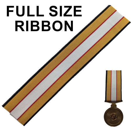 South African Railways Police Medal For Faithful Service (1966) Ribbon - FullSize