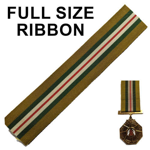 South African Railways Police Star For Faithful Service (1980) Ribbon - FullSize