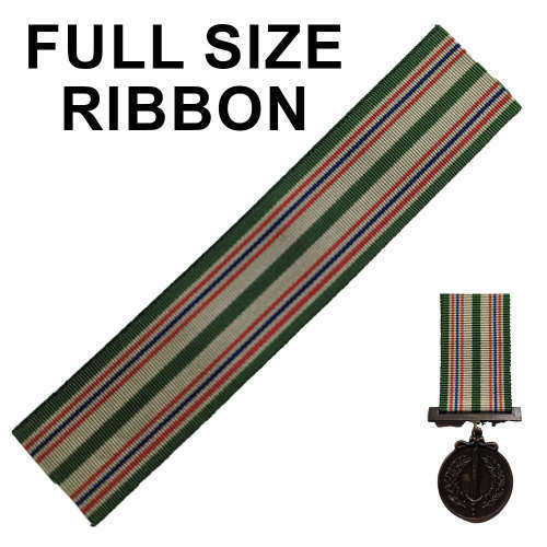 South African Railways Police Medal For Combating Terrorism (1980) Ribbon - FullSize